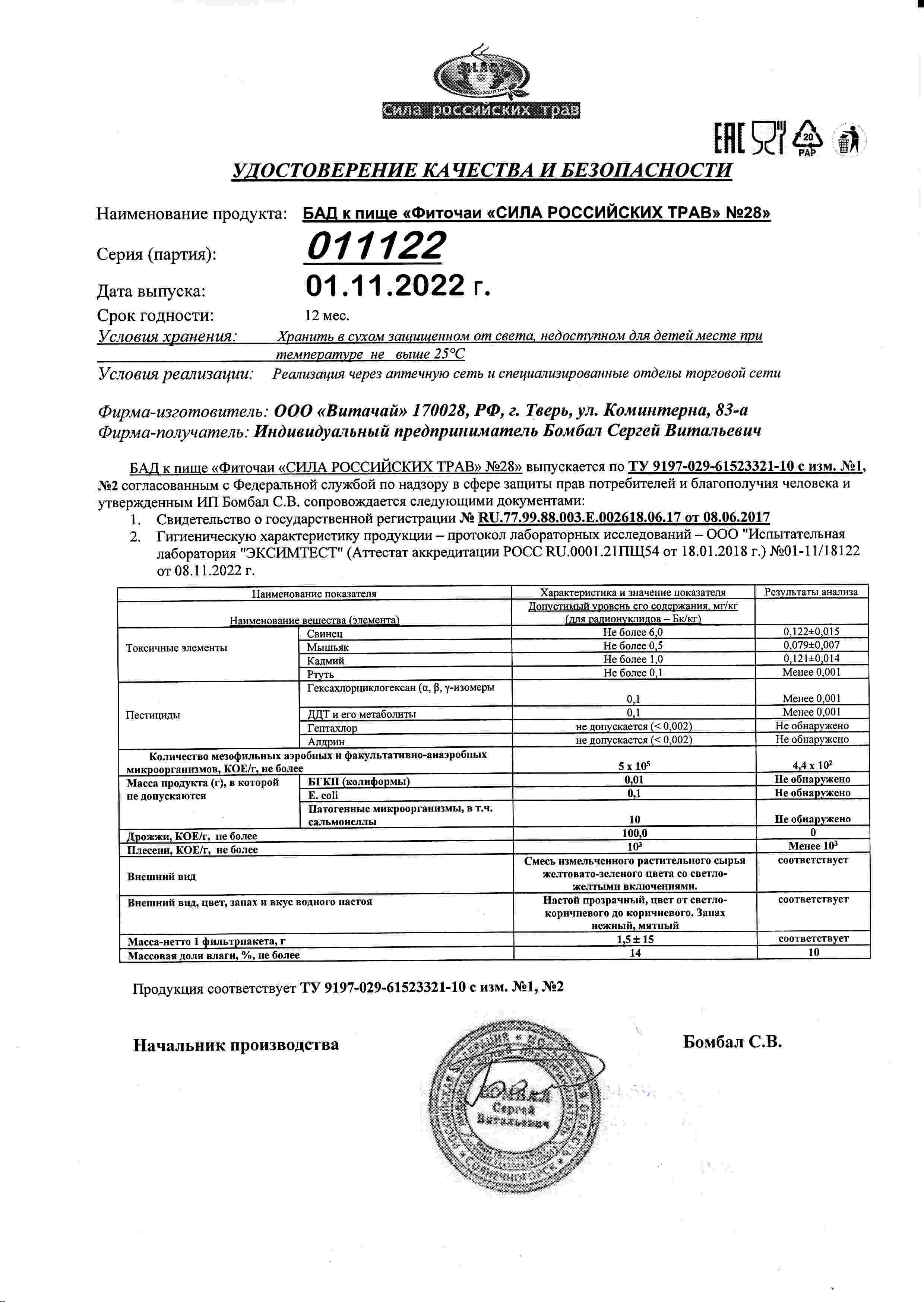 Паспорт №112022